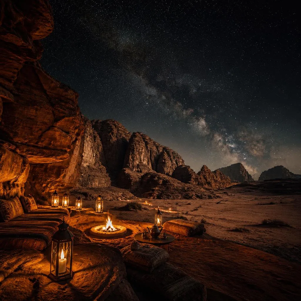 WADI RUM landscape in Jordan